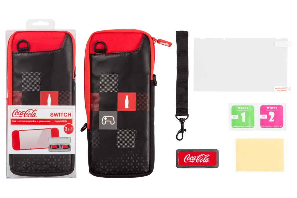 Fundas Y Almacenamiento Indeca Kit SWITCH - Coca-Cola (Nintendo Switch) Fundas Y Almacenamiento Indeca Kit SWITCH - Coca-Cola (Nintendo Switch)